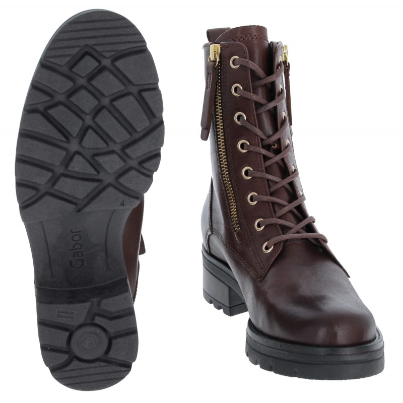 Gabor lace outlet up ankle boots